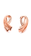 Picture of Beautiful Shaped Laser Platinum Plated Earrings