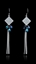 Show details for Online Watches Wholesale Small Swarovski Element Drop & Dangle