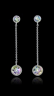 Picture of High Efficient Colourful Swarovski Element Drop & Dangle