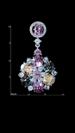 Picture of Customized Designs Colourful Swarovski Element Drop & Dangle