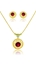 Show details for Being Confident In  Original Design Gold Plated 2 Pieces Jewelry Sets