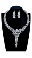 Picture of Newest Platinum Plated Luxury 2 Pieces Jewelry Sets