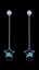 Show details for Purchase Colourful Platinum Plated Drop & Dangle