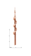 Picture of Vanguard Design For Rose Gold Plated None-Stone Drop & Dangle