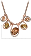 Picture of Luxurious Rose Gold Plated Crystal 2 Pieces Jewelry Sets