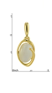 Picture of Enchanting Classic Gold Plated Drop & Dangle