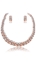 Show details for The Finest Rose Gold Plated Zinc-Alloy 2 Pieces Jewelry Sets