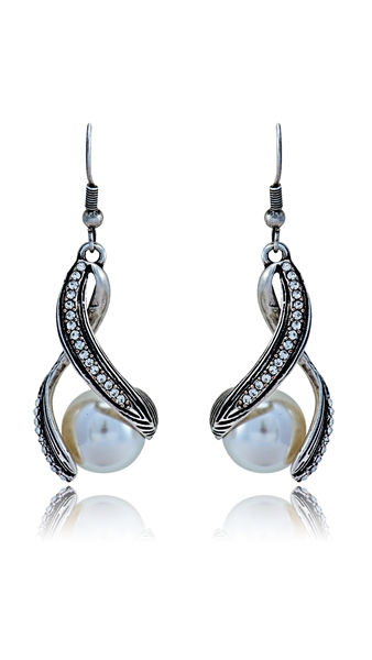 Picture of Fashionable And Modern Venetian Pearl Zinc-Alloy Drop & Dangle