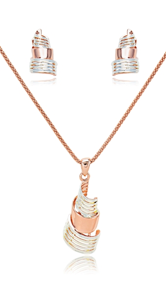 Picture of Pretty Rose Gold Plated Dubai Style 2 Pieces Jewelry Sets