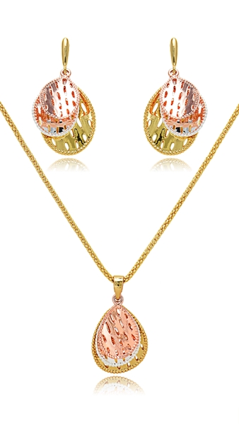 Picture of Cost Worthy Dubai Style None-Stone 2 Pieces Jewelry Sets