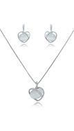 Picture of Ce Certificated Zinc-Alloy Heart & Love 2 Pieces Jewelry Sets