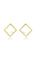 Show details for Superb Quality Geometric None-Stone Stud 