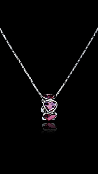 Picture of New Step Heart & Love Zinc-Alloy Collar 16 OR 18 Inches