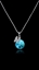 Show details for Natural Designed Sea Blue Swarovski Element Collar 16 OR 18 Inches
