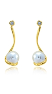 Picture of Touching And Meaningful Brass Venetian Pearl Drop & Dangle