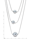 Picture of Novel Style Platinum Plated Zinc-Alloy Long Chain>20 Inches