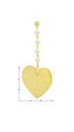 Picture of Touching Zinc-Alloy Heart & Love Drop & Dangle