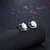 Picture of Excellent Quality  White Platinum Plated Stud 