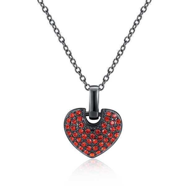 Picture of Long Lasting Gunmetel Plated Red Necklaces & Pendants