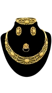 Picture of Charming Dubai Style Gold Plated 4 Pieces Jewelry Sets