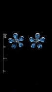 Show details for Amazing Floral Dark Blue Stud  Show details for Amazing Floral Dark Blue Stud