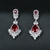 Picture of Red Big Dangle Earrings 1JJ042406E