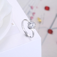 Picture of New Design Platinum Plated White Fashion Rings