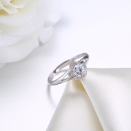 Picture of The Best Discount White Platinum Plated Fashion Rings