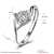 Picture of Modern Design Platinum Plated White Fashion Rings