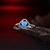 Picture of Lovely And Touching Blue Platinum Plated Fashion Rings