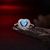 Picture of Promotion Platinum Plated Blue Fashion Rings