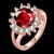 Picture of Fantastic Red Fashion Rings