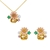 Picture of Classic Flowers & Plants Necklace And Earring Sets 2YJ053594S