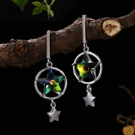 Picture of  Star 925 Sterling Silver Dangle Earrings 3LK053706E