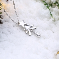 Picture of Flowers & Plants Simple Pendant Necklaces 3LK053799N