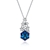 Picture of Simple Swarovski Element Pendant Necklaces 3LK054355N