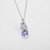 Picture of 925 Sterling Silver Swarovski Element Pendant Necklaces 3LK054356N