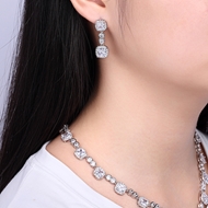 Picture of Big Cubic Zirconia Necklace And Earring Sets 1JJ054505S