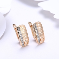 Picture of Shop Gold Plated Medium Stud Earrings with Wow Elements