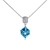 Picture of Zinc Alloy Platinum Plated Pendant Necklace from Certified Factory