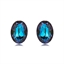 Show details for Filigree Geometric Platinum Plated Stud Earrings