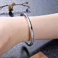 Picture of Pretty Small 925 Sterling Silver Fashion Bangle