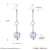 Picture of Featured Colorful 925 Sterling Silver Dangle Earrings with Full Guarantee