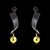 Picture of Distinctive Multi-tone Plated Zinc Alloy Dangle Earrings with Low MOQ