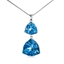 Show details for Impressive Blue Small Pendant Necklace with Low MOQ