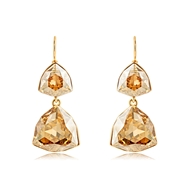 Picture of Pretty Swarovski Element Zinc Alloy Dangle Earrings