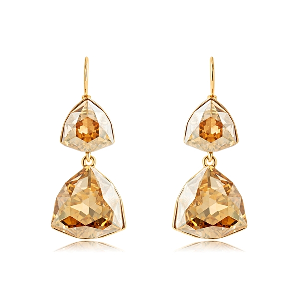 Picture of Pretty Swarovski Element Zinc Alloy Dangle Earrings