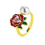 Picture of Flowers & Plants Classic Fashion Ring with Beautiful Craftmanship