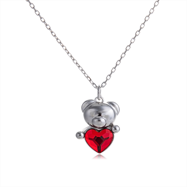 Picture of Purchase Platinum Plated Swarovski Element Pendant Necklace at Super Low Price