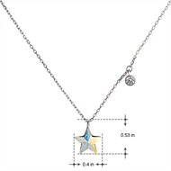 Picture of Funky Star Colorful Pendant Necklace